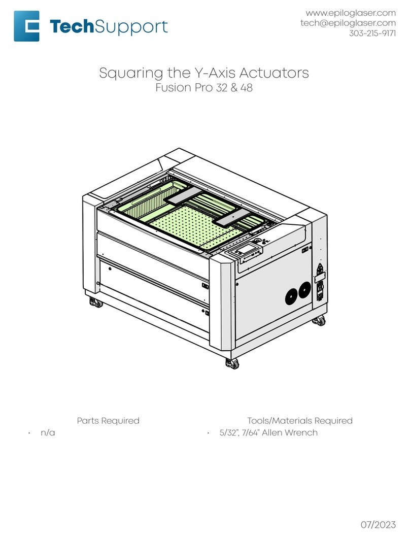 Epilog Laser Fusion Pro 32 manual