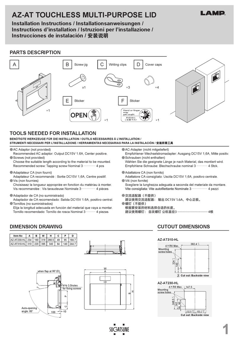 Lamp AZ-AT230-HL User manual