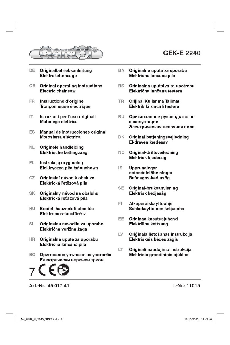 Gardol GEK-E 2240 User manual