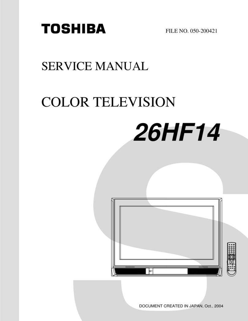 Toshiba 26HF14SVM User manual