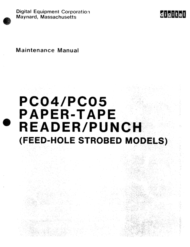 Digital Equipment PC04 User manual Digital Equipment PC04 User manual
