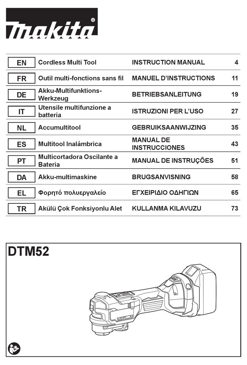 Makita DTM52ZJ User manual