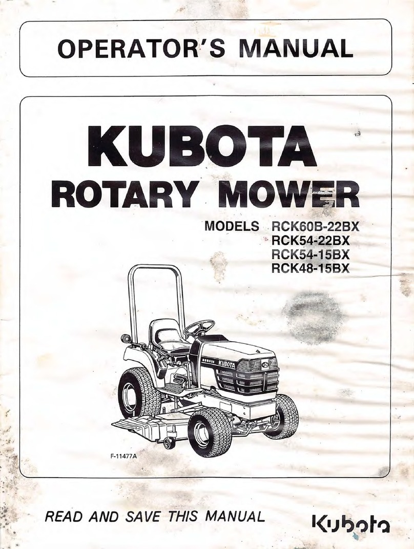 Kubota RCK60B-22BX User manual Kubota RCK60B-22BX User manual