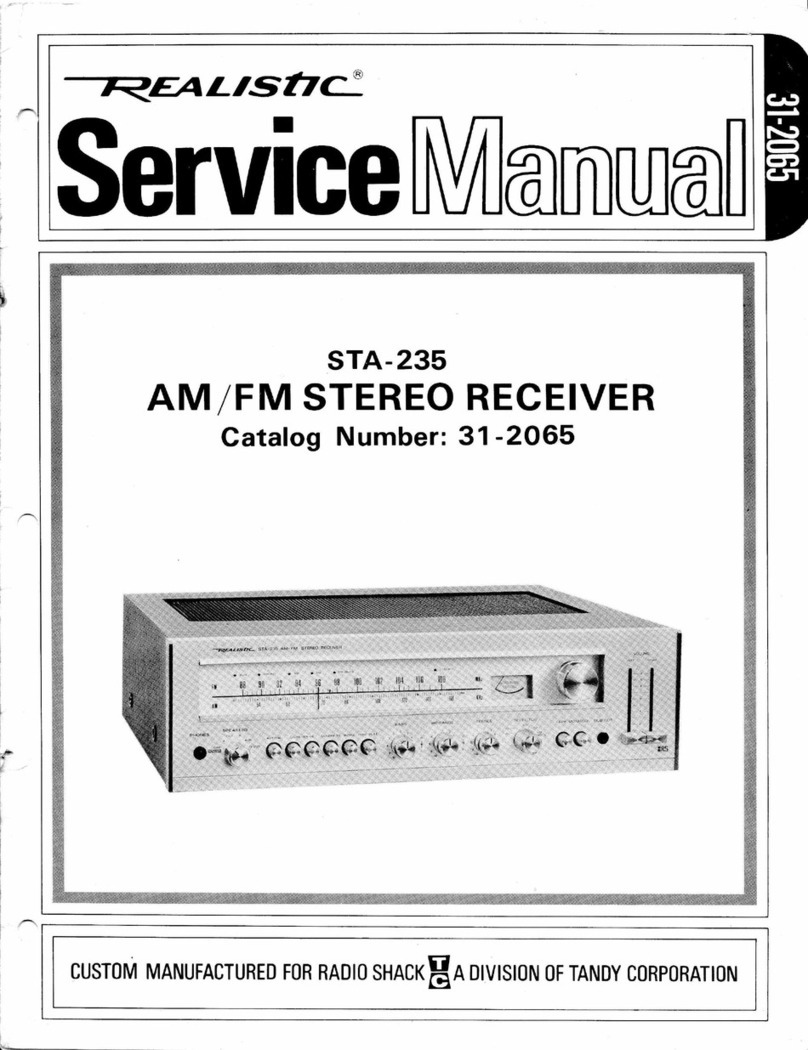 Realistic STA-235 User manual