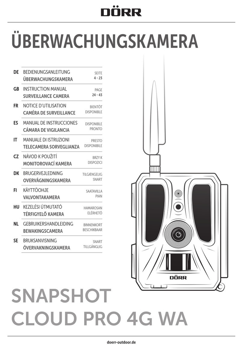Dorr SNAPSHOT CLOUD PRO 4G WA instruction manual