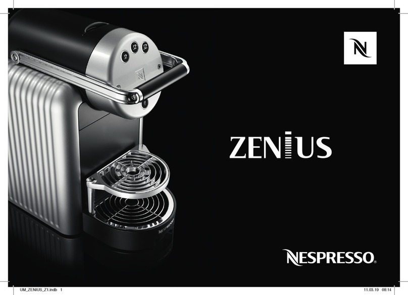Nespresso Zenius User manual