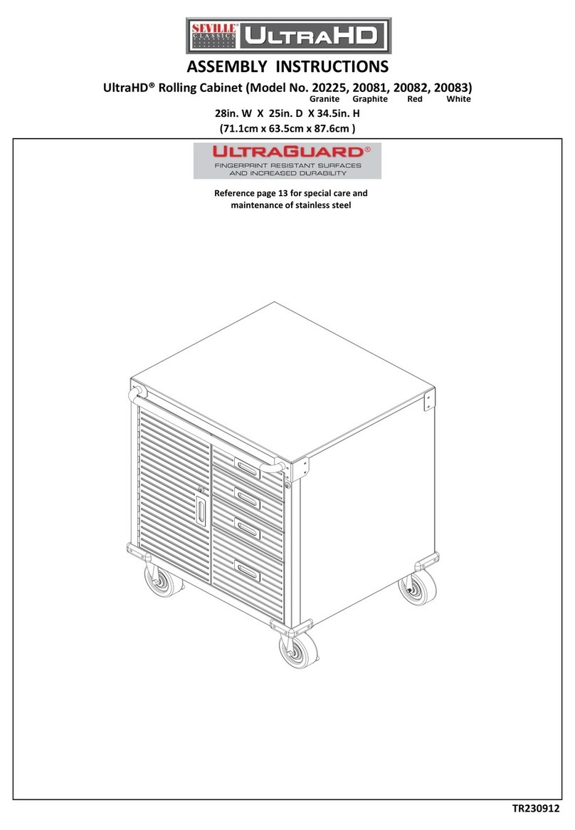 Seville Classics UltraHD 20225 Assembly instructions Seville Classics UltraHD 20225 Assembly instructions