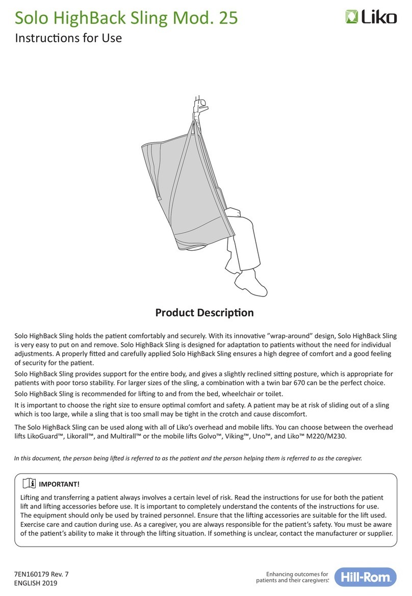 Liko 25 Instructions for use