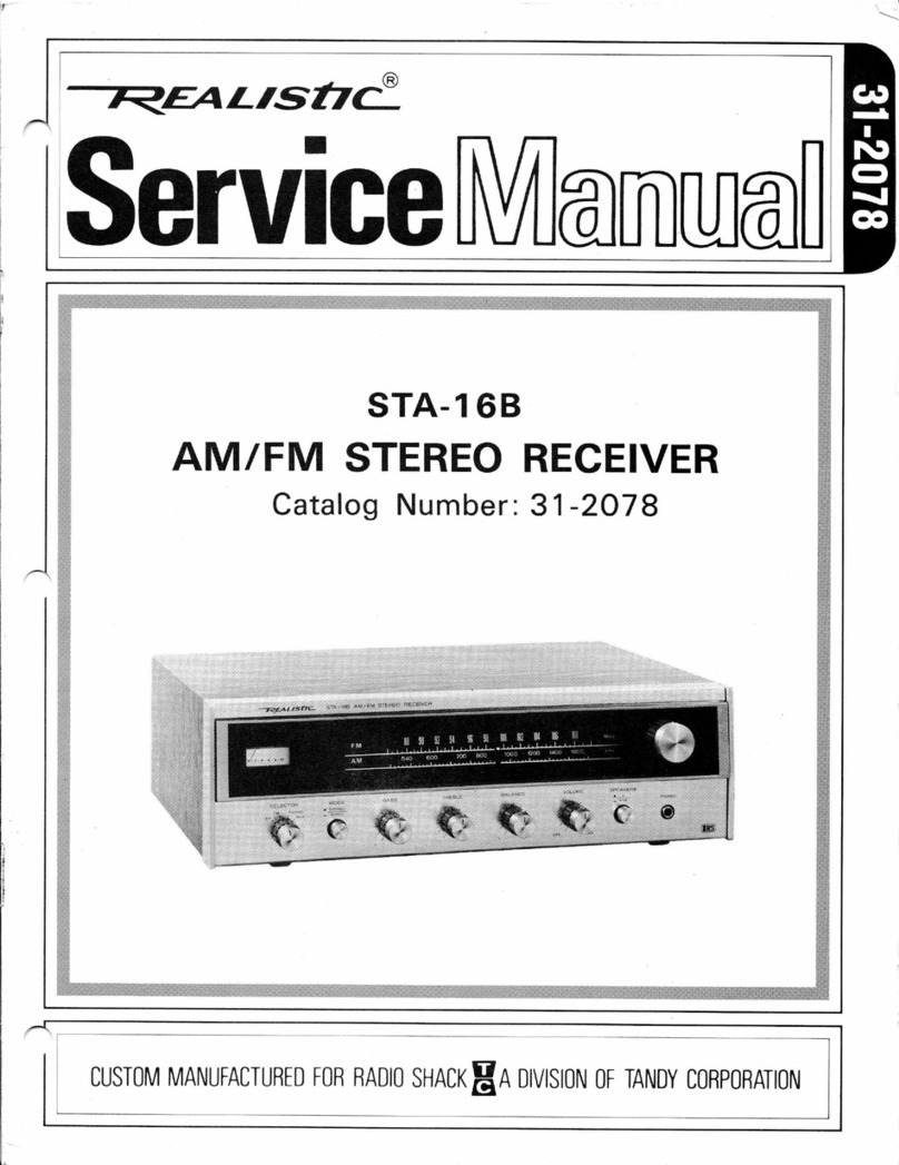 Realistic STA-16B User manual