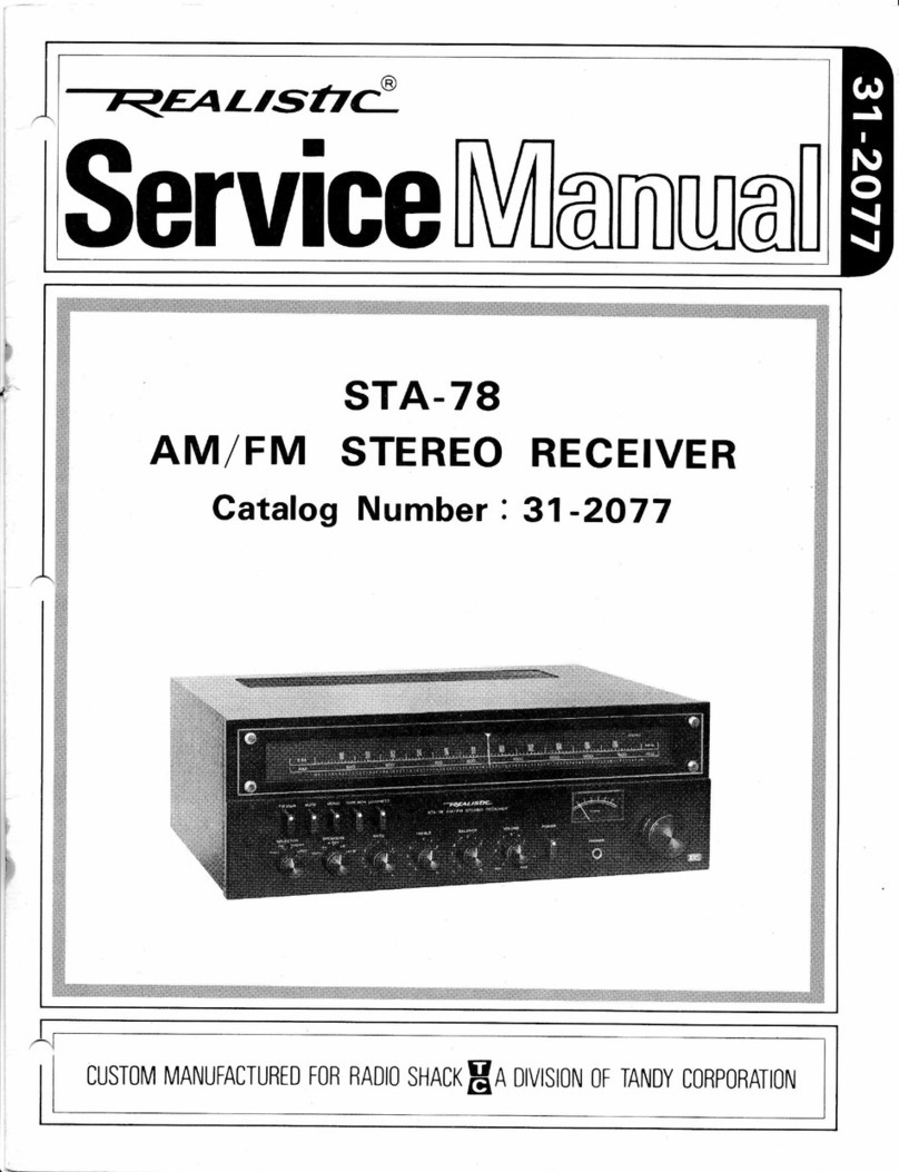 Realistic STA-78 User manual