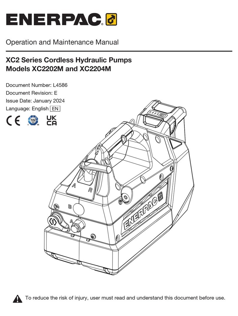 Enerpac XC2 Series Operation and maintenance manual