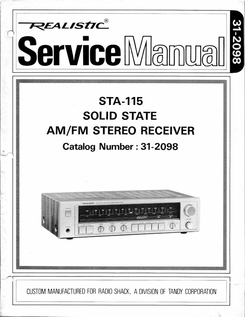 Realistic STA-115 User manual