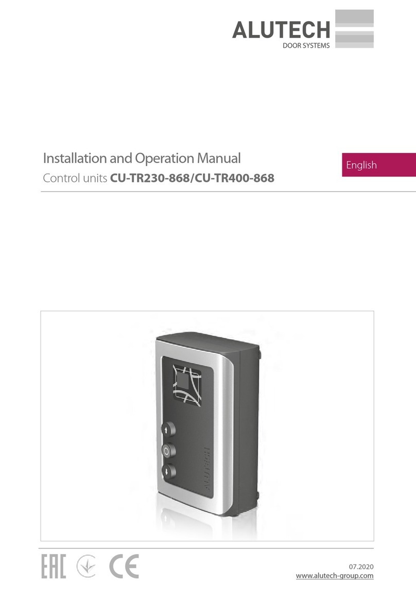 Alutech CU-TR400-868 User manual