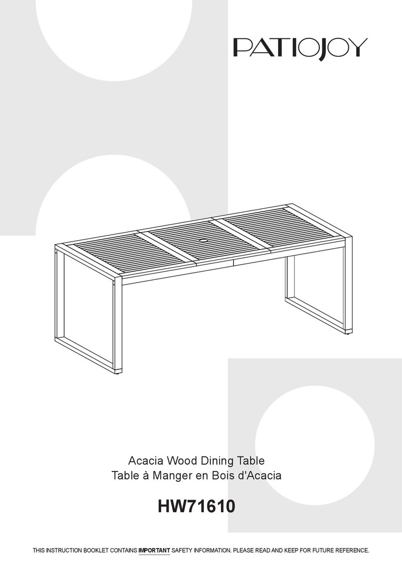 PATIOJOY HW71610 User manual