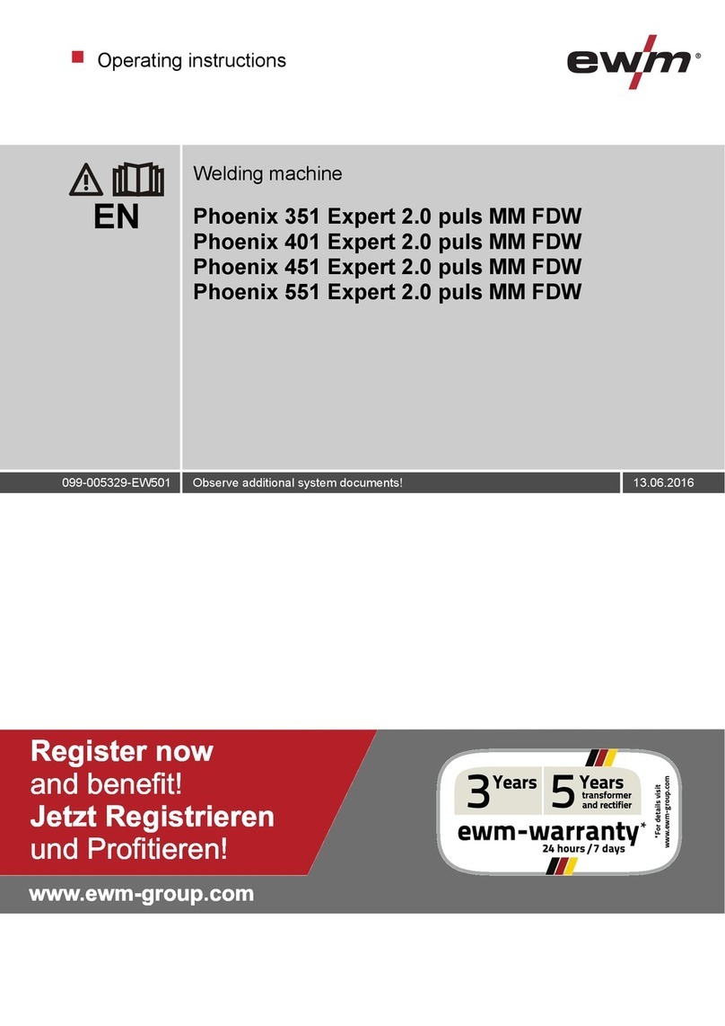 EWM Phoenix 351 Expert 2.0 puls MM FDW User manual