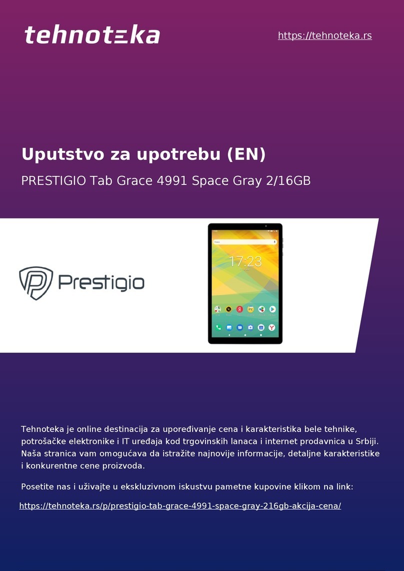 Prestigio MULTIPAD GRACE 4991 4G User manual