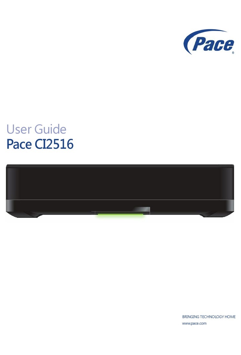 Pace CI2516 User manual
