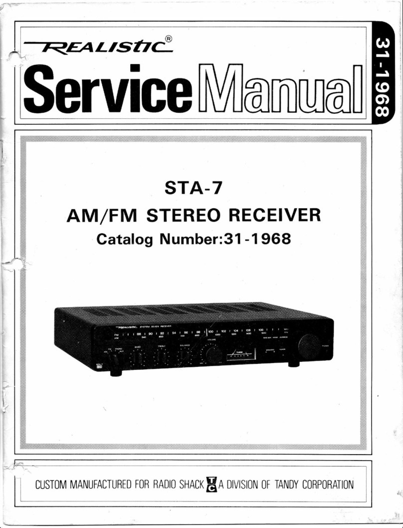 Realistic STA-7 User manual