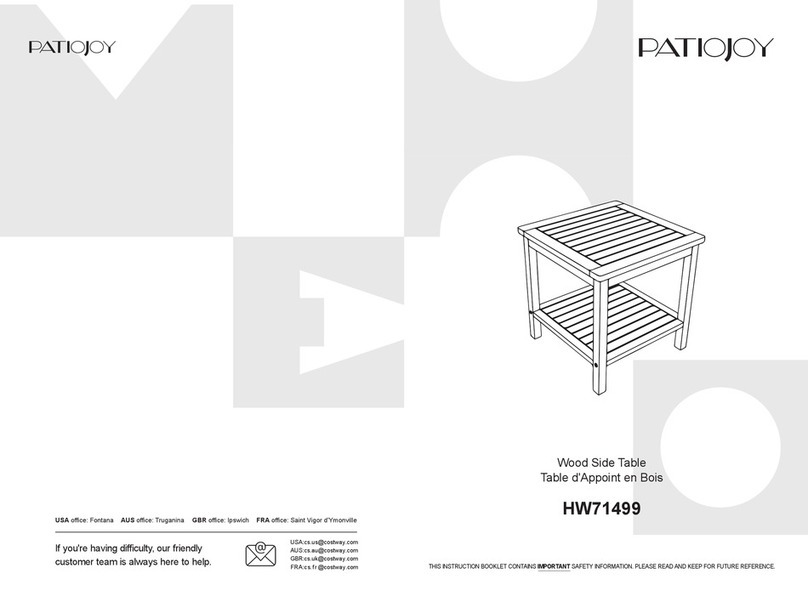 PATIOJOY HW71499 User manual