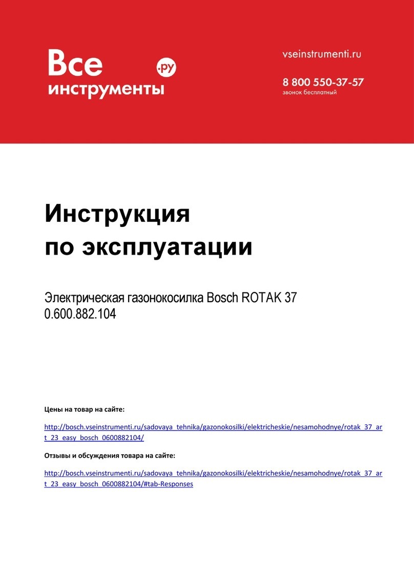Bosch 0 600 882 104 User manual