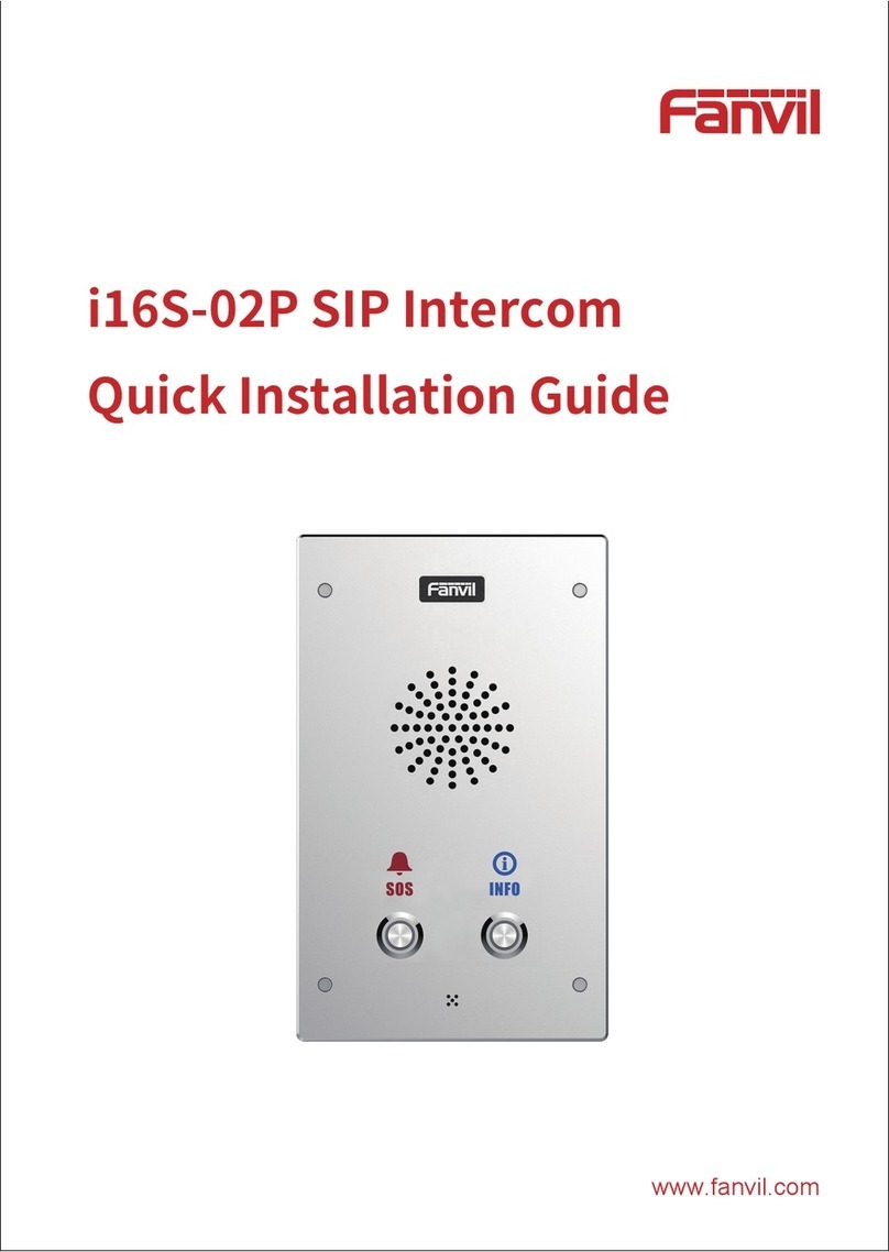 Fanvil i16S-02P User manual