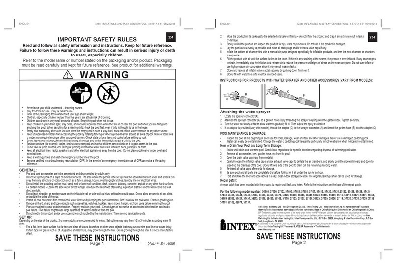 Intex 57433NP User manual