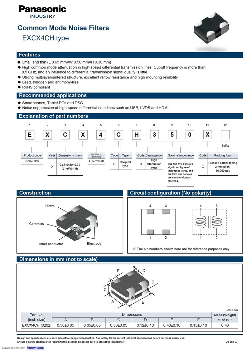 Panasonic EXCX4CH Series manual