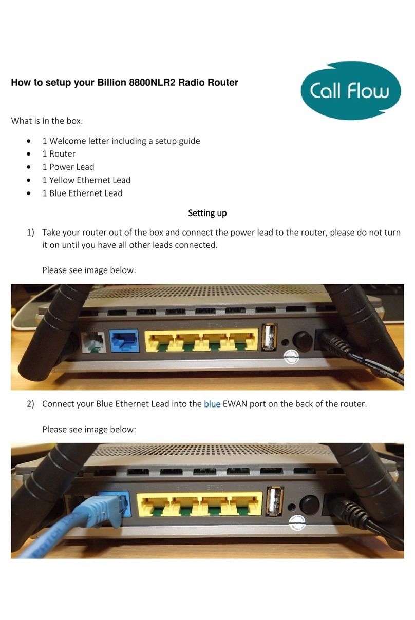 Billion BiPAC 8800NL R2 How to set up