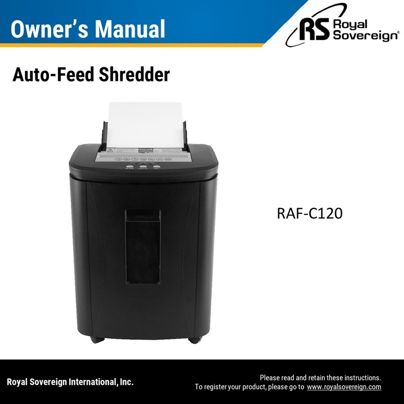 Royal Sovereign RAF-C120 owner's manual