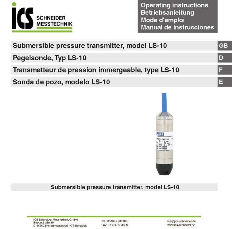 ICS LS-10 operating instructions
