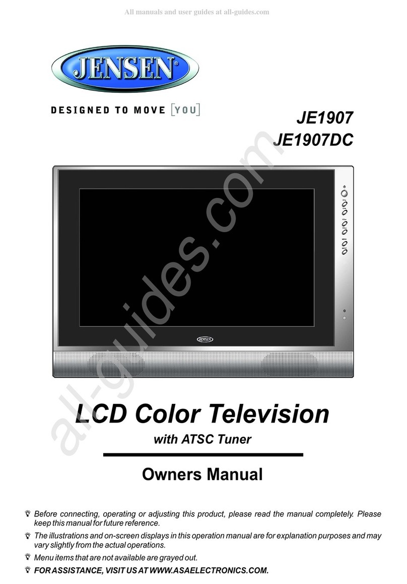Jensen JE1907DC User manual