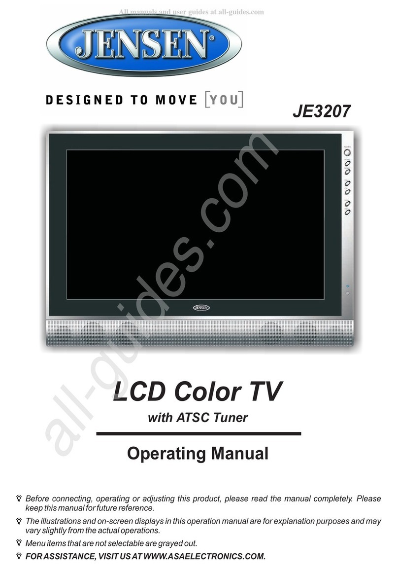 Jensen JE3207 User manual Jensen JE3207 User manual