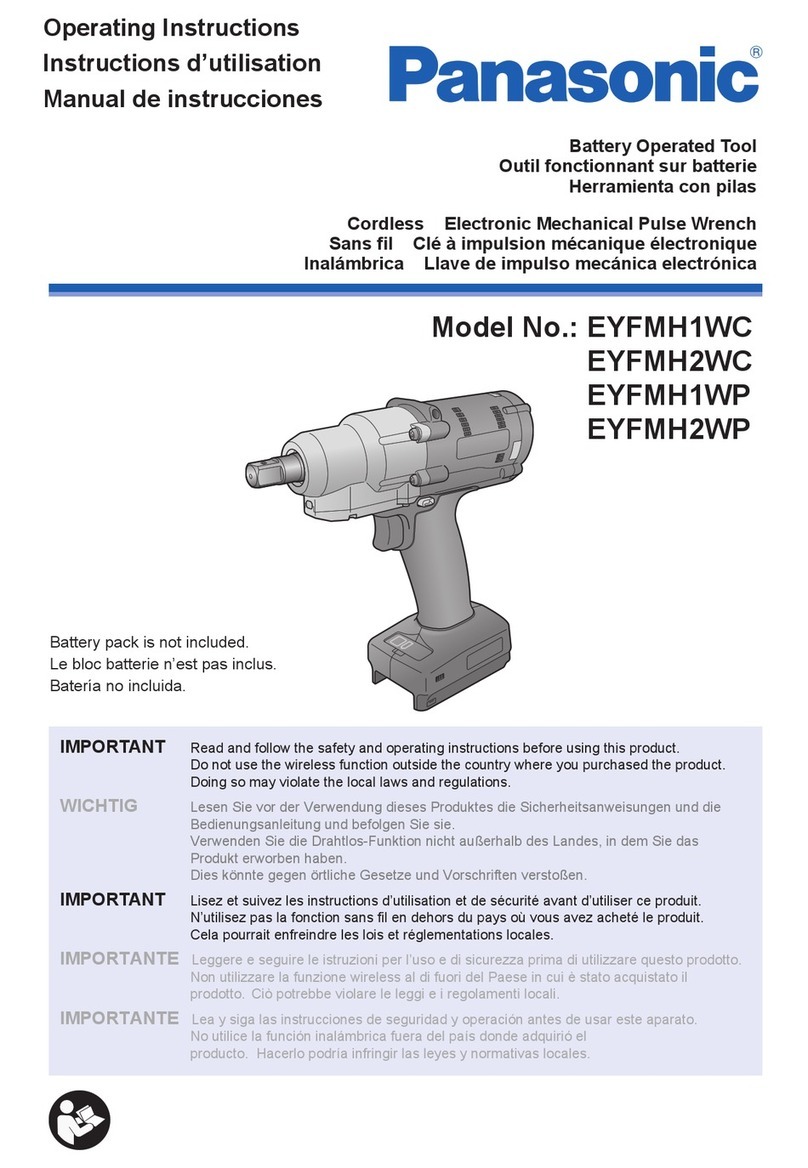Panasonic EYFMH1WC operating instructions
