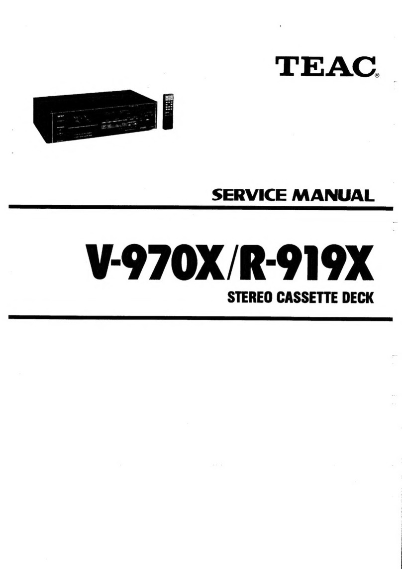 Teac V-970X Service manual