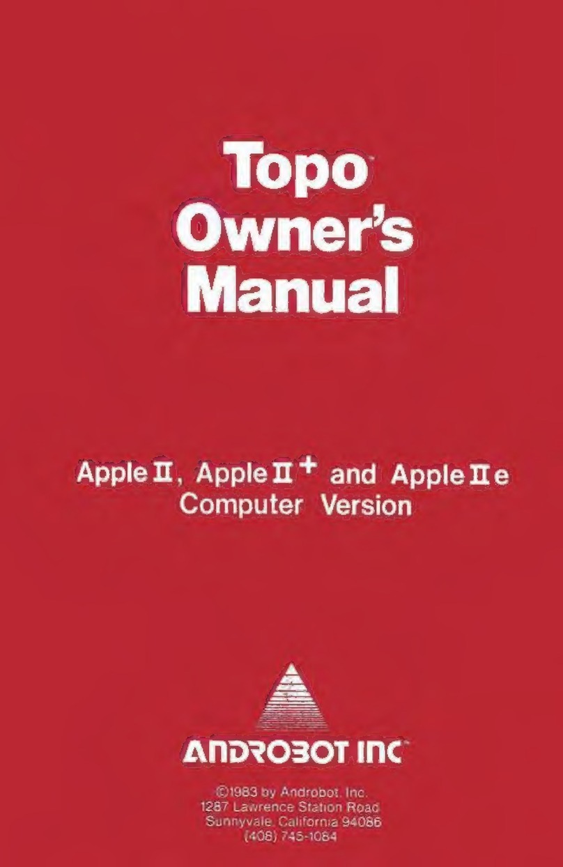 Androbot Topo User manual