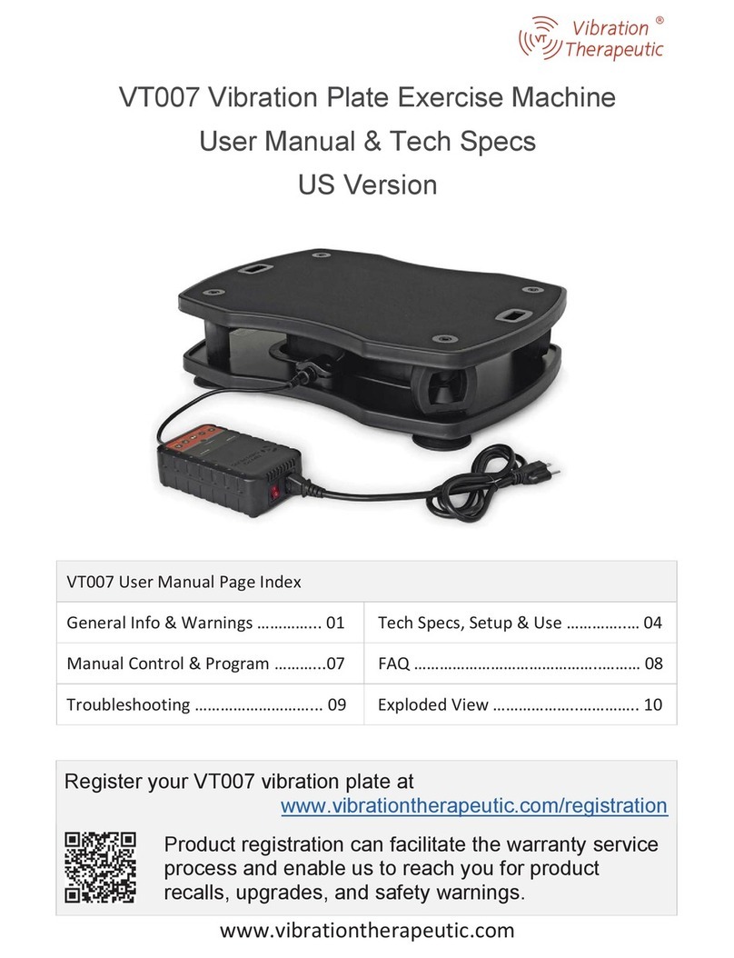 Vibration Therapeutic VT007 user manual