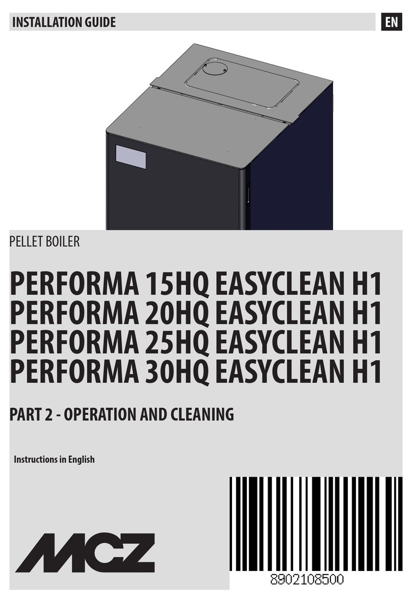 MCZ PERFORMA 15HQ EASYCLEAN H1 OPERATION AND CLEANING