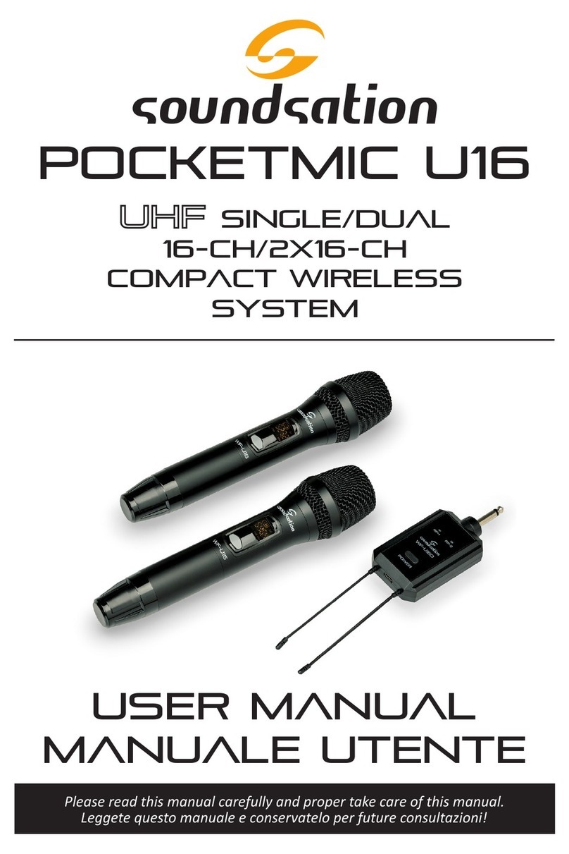 Sound Sation POCKETMIC U16 user manual Sound Sation POCKETMIC U16 user manual