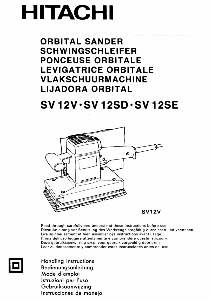Hitachi SV 12V User manual