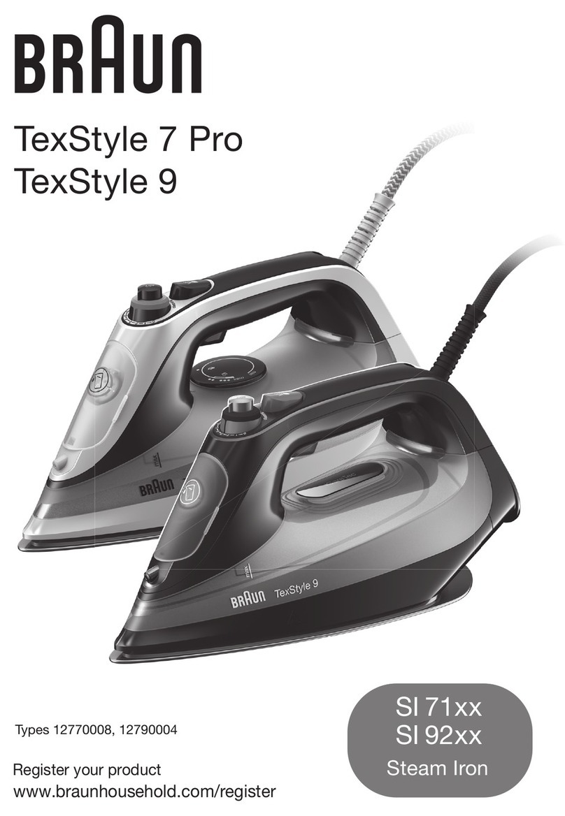 Braun TexStyle 9 SI 92 Series User manual