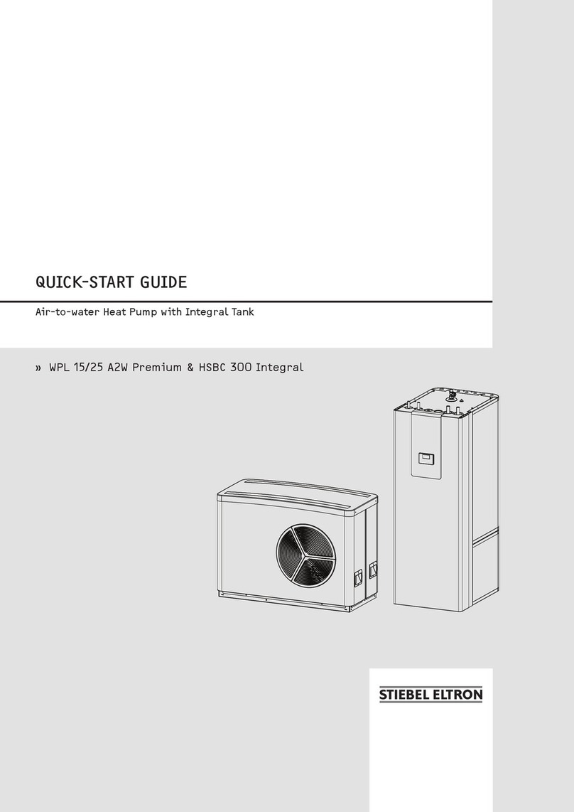 STIEBEL ELTRON WPL 15 A2W Premium User manual