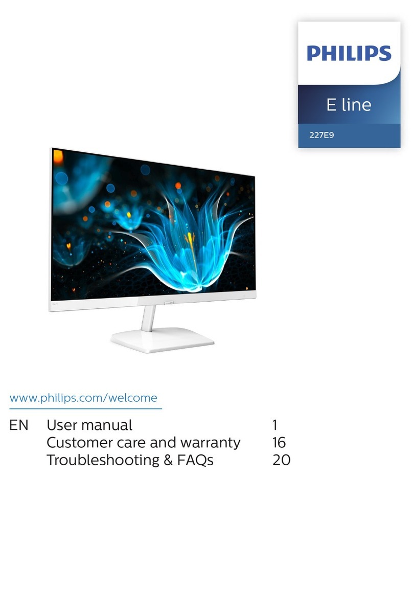 Philips E line 227E9 User manual