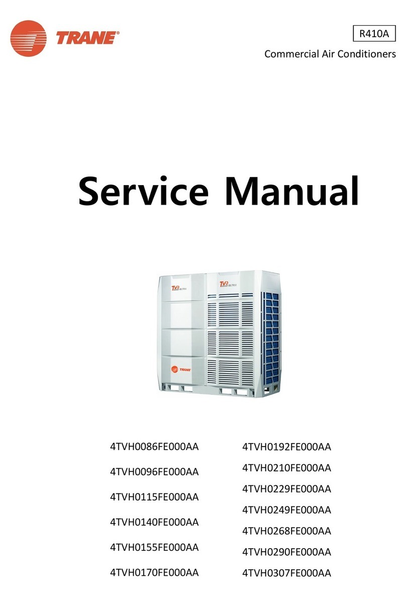 Trane 4TVH0086FE000AA User manual