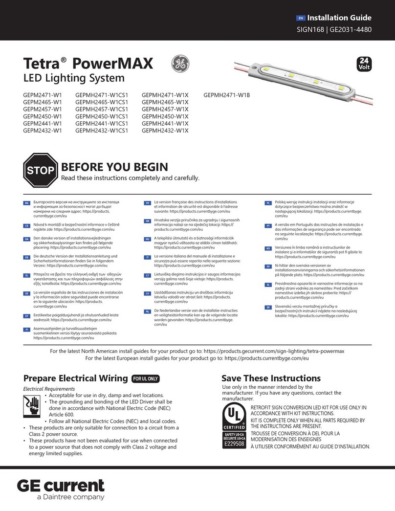GE Tetra PowerMAX User manual