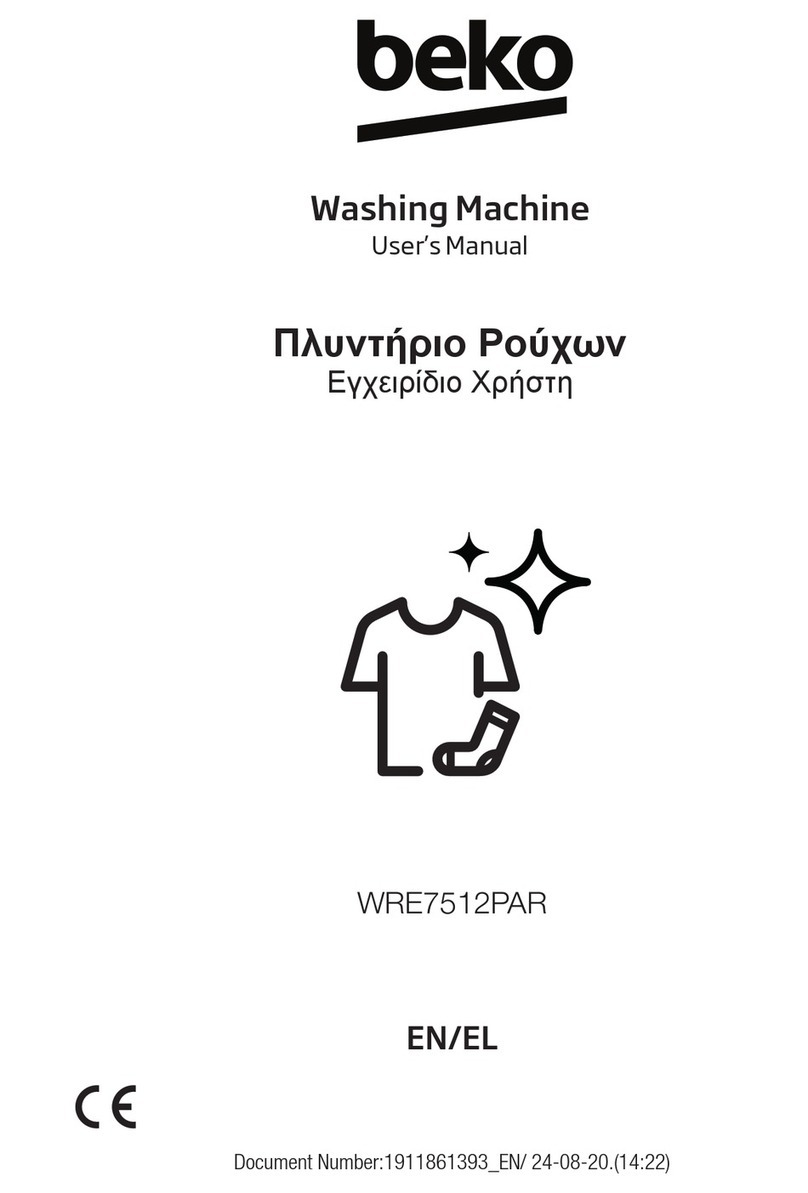 Beko WRE7512PAR user manual