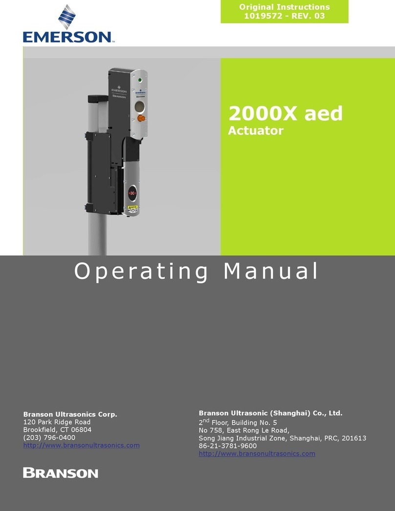 Branson 2000X aed Original instructions
