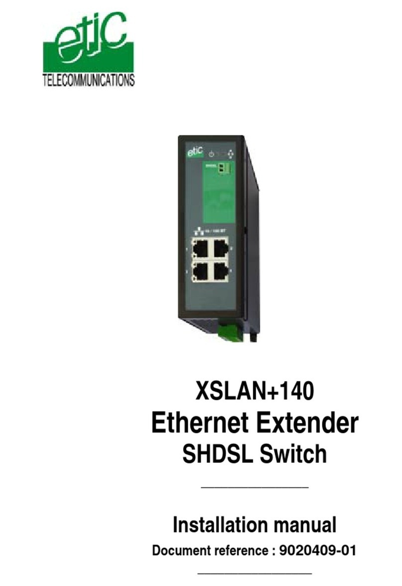 ETIC XSLAN+140 installation manual