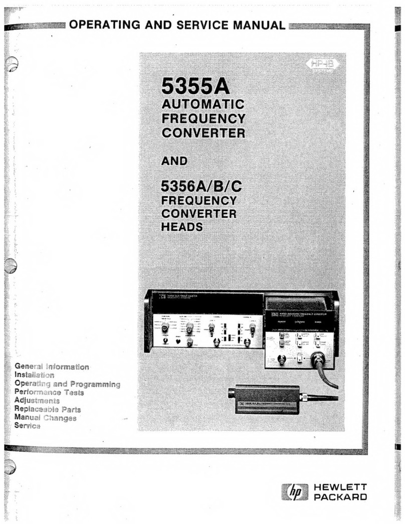 HP 5355A Operating and service manual