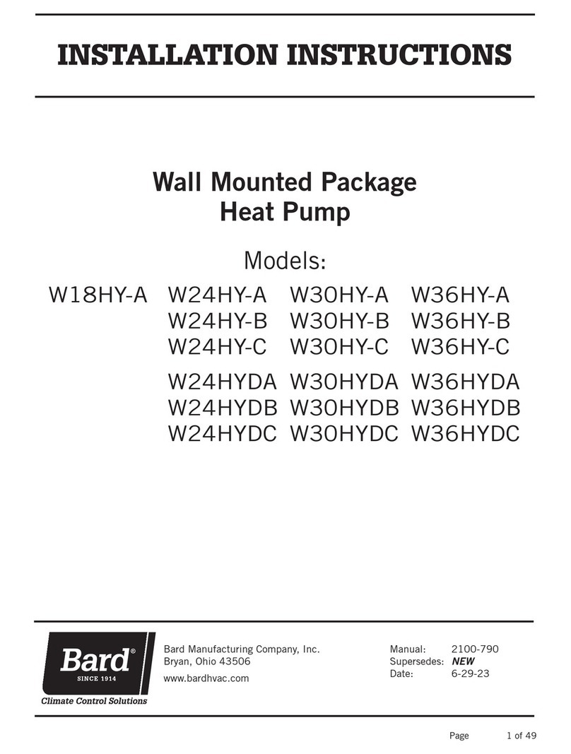 Bard W24HY-A User manual
