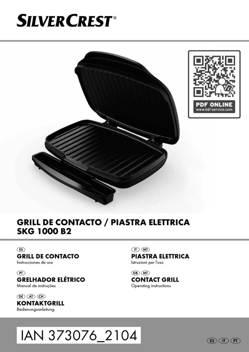 Silvercrest SKG 1000 B2 User manual